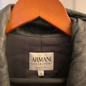 Armani leather jacket